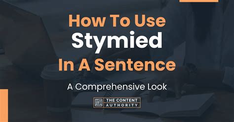 stymied in a sentence